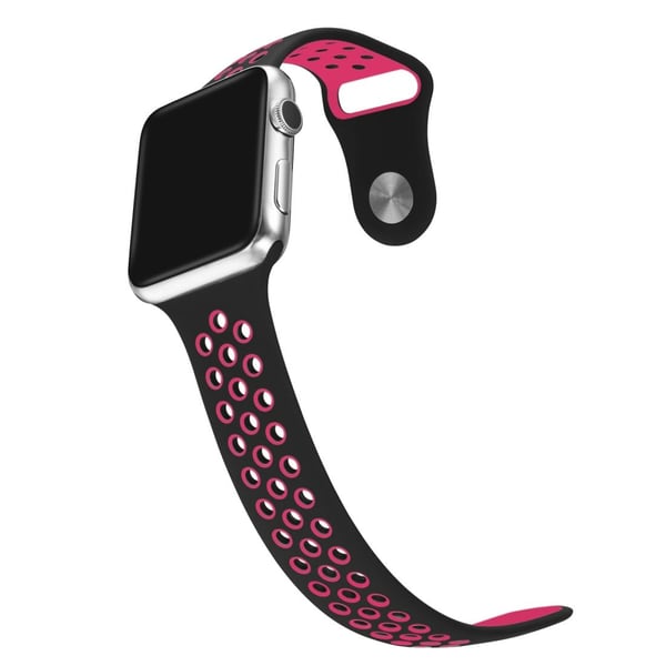 För Apple Watch 42/44mm L silikon Sport klockarmband
