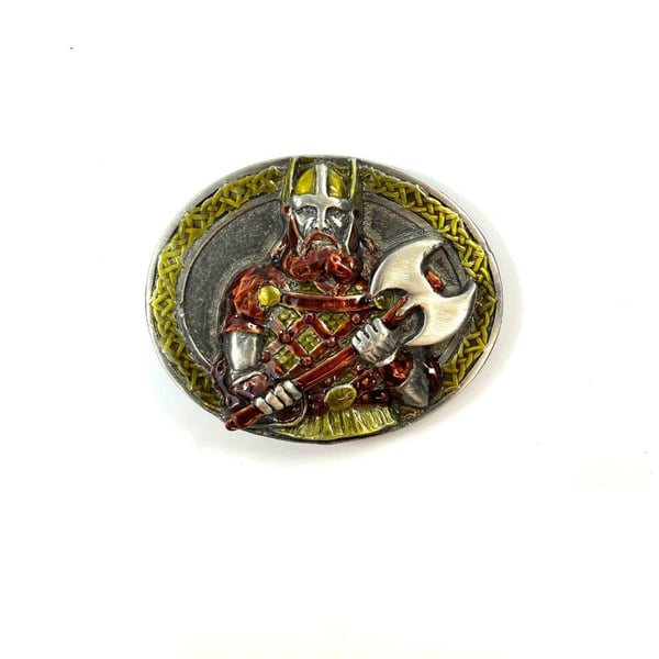 Bæltespænde - Viking med økse