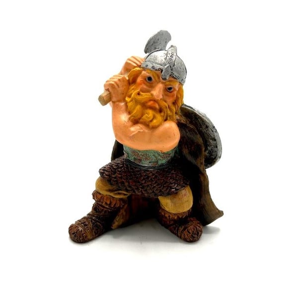 Viking Kriger med økse og skjold