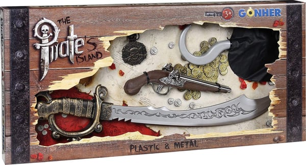 441/0 - Gonher The Pirate's Island Play Set Deluxe -leikkisetti