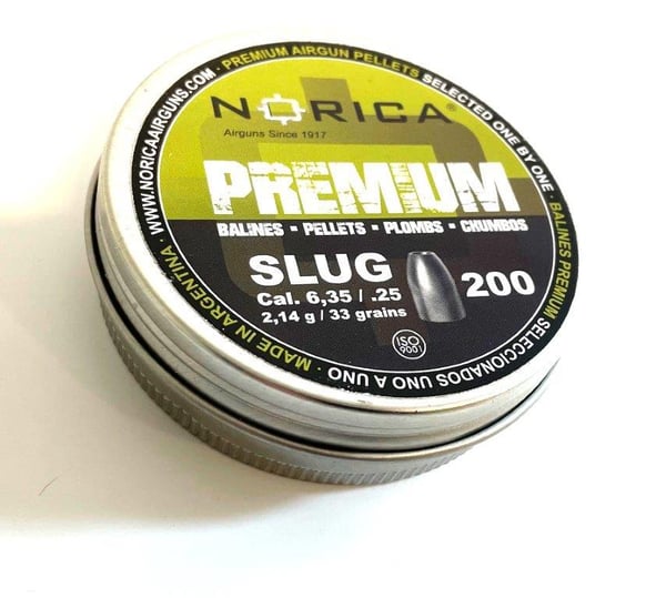 Norica - Slug - 200-pack Pellets - 6,35mm