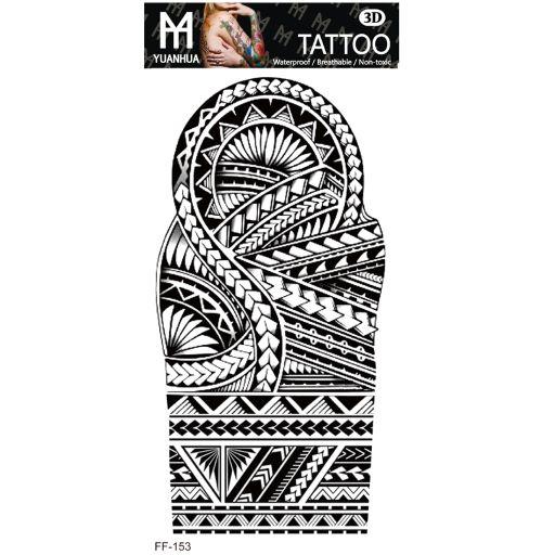 Midlertidig tatovering 19 x 9 cm - Særligt mønster