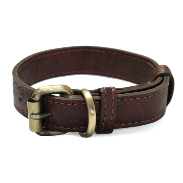 Hundhalsband i äkta läder (XS-XXL)