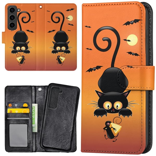 Samsung Galaxy S23 Plus - Lommebok Deksel Katt og Mus