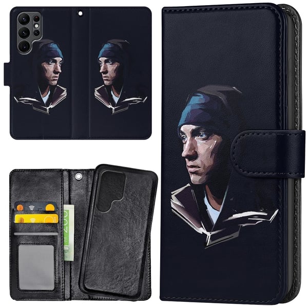 Samsung Galaxy S23 Ultra - Lommebok Deksel Eminem Samsung Galaxy S23 Ultra - Lommebok Deksel Eminem