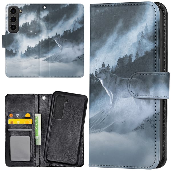 Samsung Galaxy S23 - Lommebok Deksel Arctic Wolf