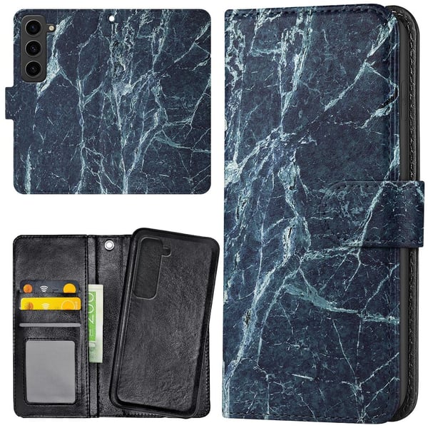 Samsung Galaxy S23 - Lommebok Deksel Marmor