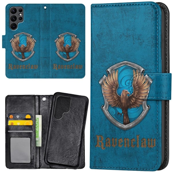 Samsung Galaxy S23 Ultra - Lommebok Deksel Harry Potter Ravenclaw