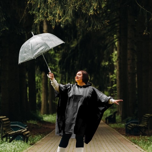 Regnponcho / Regnkappe - Regnfrakke