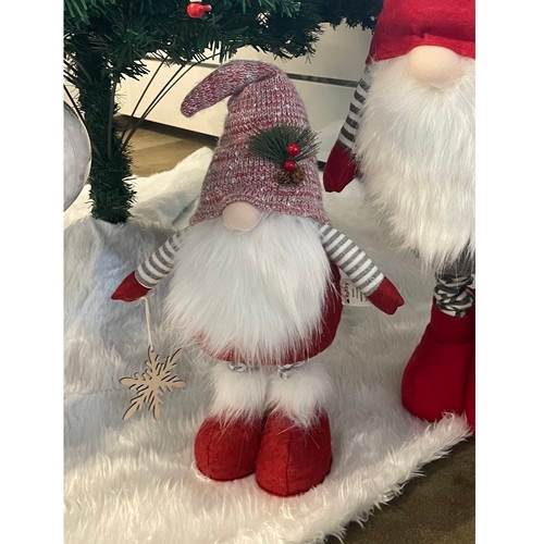 Gnome / Tomte Nisse Dukke - Teleskopisk 82cm
