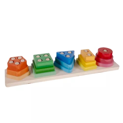 Sorter Klossene Leke for Barn – Pedagogisk