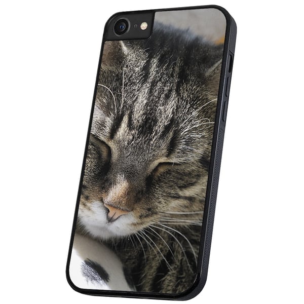 iPhone 6/7/8 Plus - Deksel/Mobildeksel Sovende Katt iPhone 6/7/8 Plus - Deksel/Mobildeksel Sovende Katt