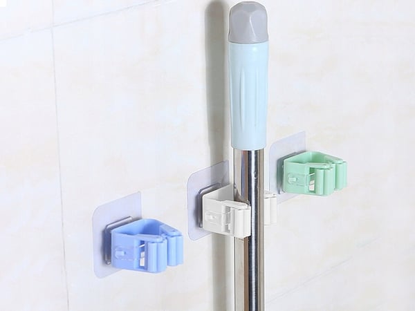 Redskabsholder - Vægmonteret holder til kost - 2-Pack