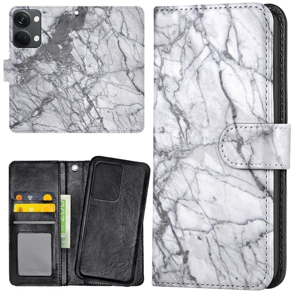 OnePlus Nord 3 5G - Lommebok Deksel Marmor OnePlus Nord 3 5G - Lommebok Deksel Marmor