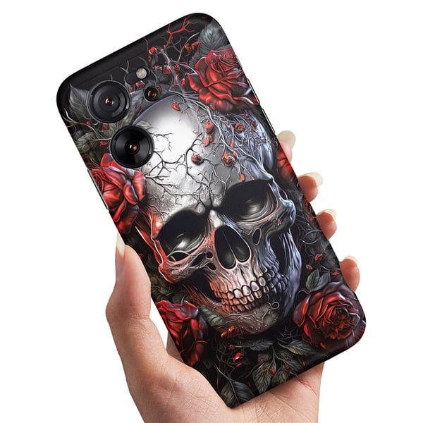 Deksel / Mobildeksel til Xiaomi 13T / 13T Pro - Skull Roses