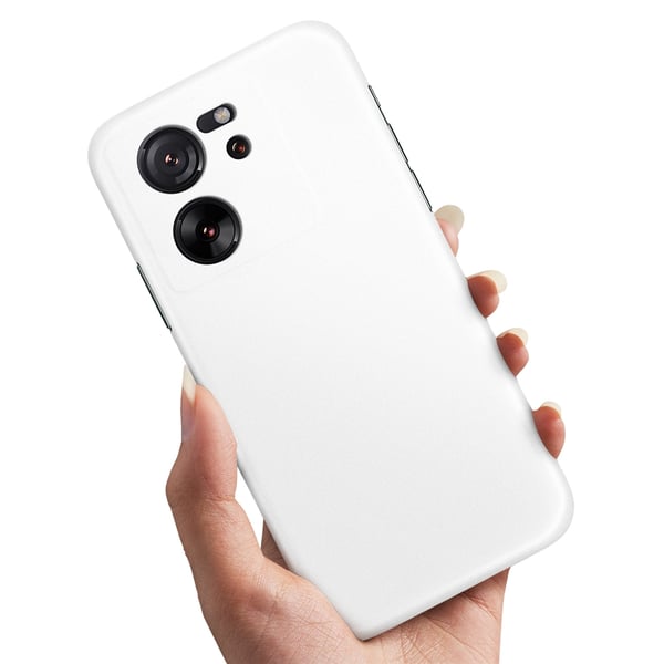 Deksel / Mobildeksel til Xiaomi 13T / 13T Pro - Hvit