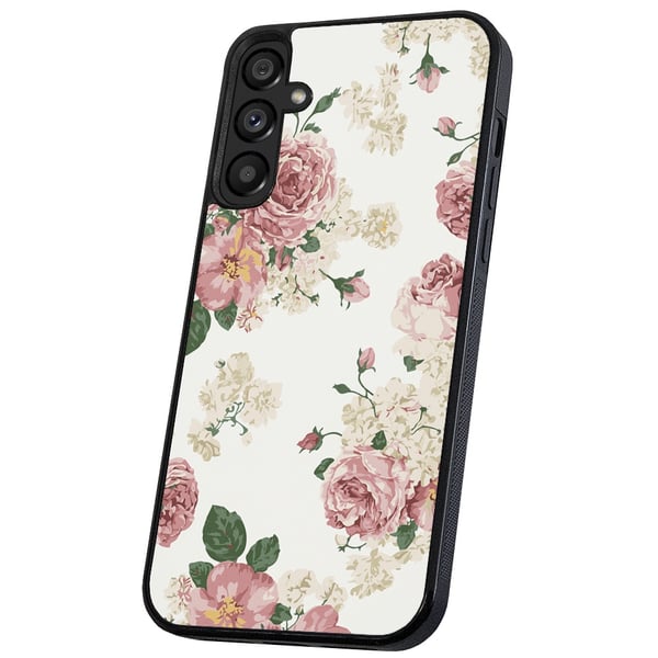 Samsung Galaxy S24 Plus - Cover/Mobilcover Retro Blomster