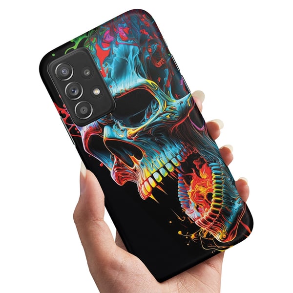 Deksel / Mobildeksel til Samsung Galaxy A13 4G - Skull