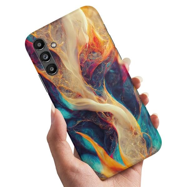 Cover / Mobilcover til Samsung Galaxy A34 - Abstrakt Mønster