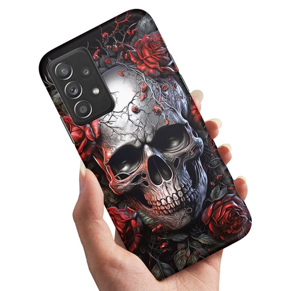 Deksel / Mobildeksel til Samsung Galaxy A53 5G - Skull Roses