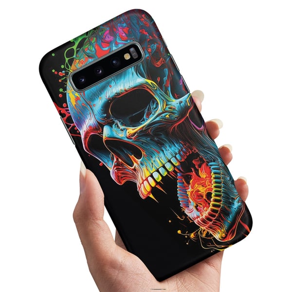 Kuoret / Suojakuoret Samsung Galaxy S10 - Skull