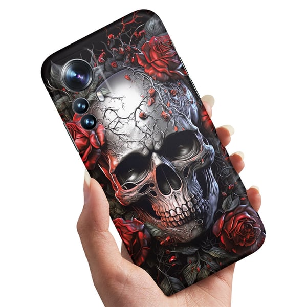 Deksel / Mobildeksel til Xiaomi 12T / 12T Pro - Skull Roses
