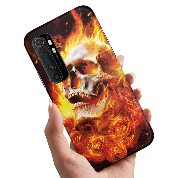 Kuoret / Suojakuoret Xiaomi Mi Note 10 Lite - Burning Skull