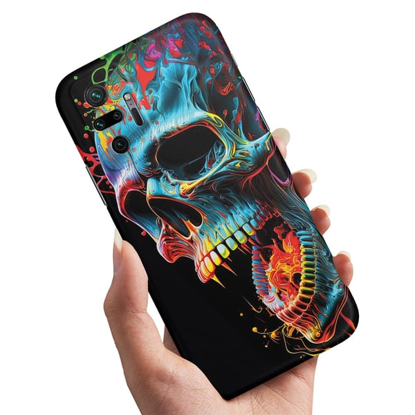 Cover / Mobilcover til Xiaomi Redmi Note 10 Pro - Skull