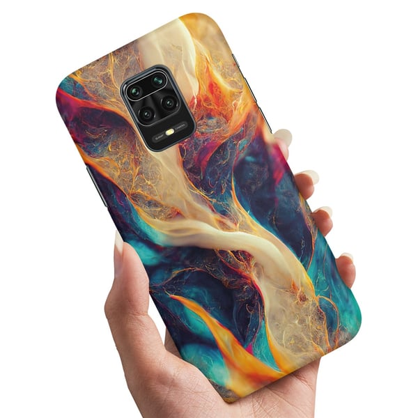 Cover / Mobilcover til Xiaomi Redmi Note 9 Pro - Abstrakt Mønster
