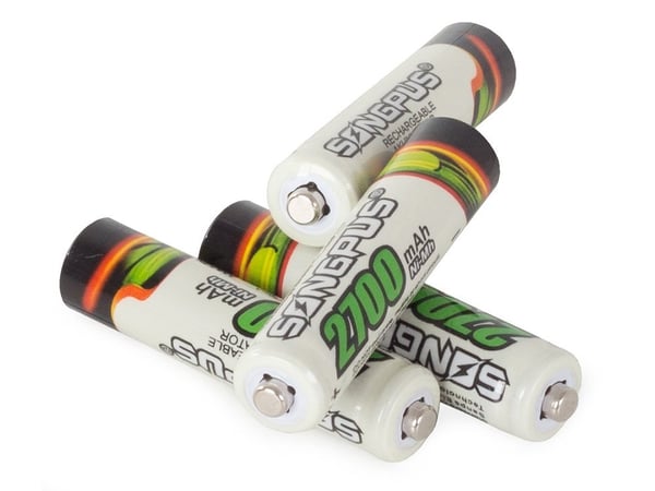 4-Pak Genopladelige AAA-batterier - 2700 mAh