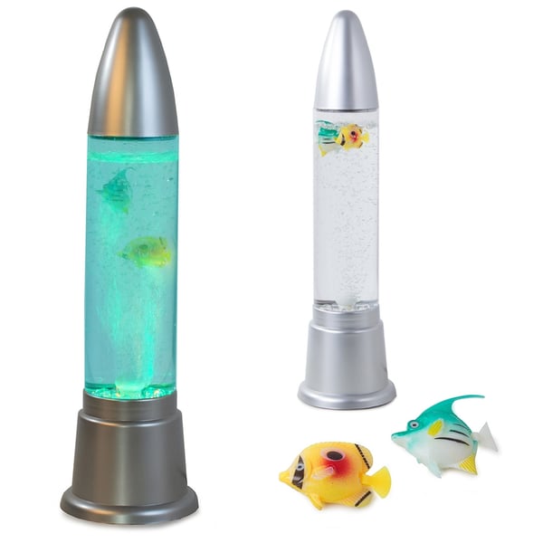 Natlampe / Lampe med fisk 50 cm – Fyld med vand