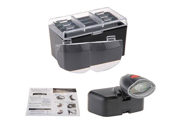 Förstoringsglasögon med LED - 3,5x