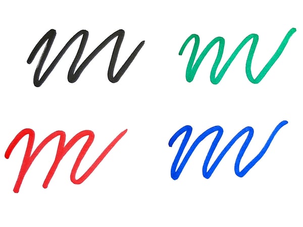 4-Kpl - Whiteboardtussit / Whiteboard Kynä - 4 Väriä