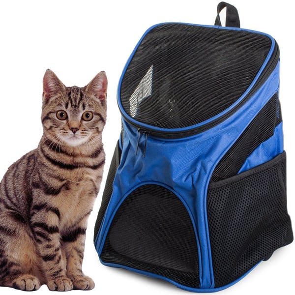 Transportveske for kjæledyr / Reiseveske - Veske til katt og hund - Blå