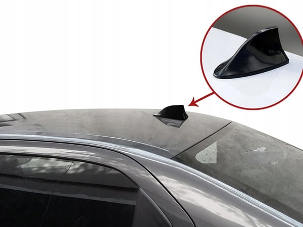 Bilantenne - Hajfinne med indbygget antenne til bilen