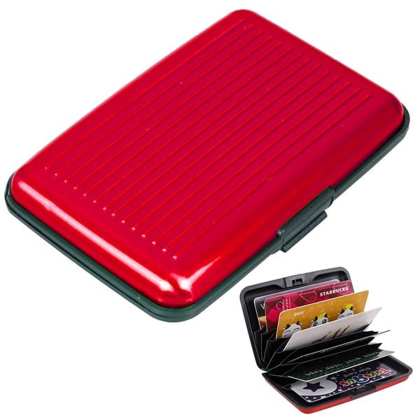 Lommebok / Kortholder - RFID-beskyttelse - Red