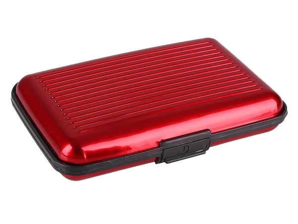 Pung / Kortholder - RFID-beskyttelse - Red
