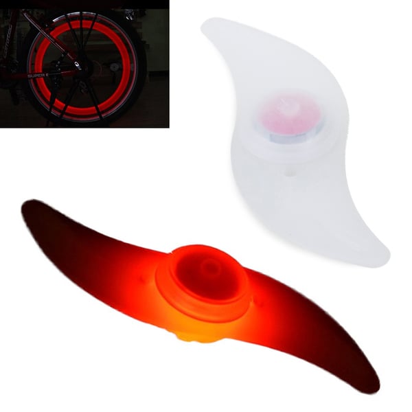 LED-lys til Cykelhjul - Cykellygte - Red