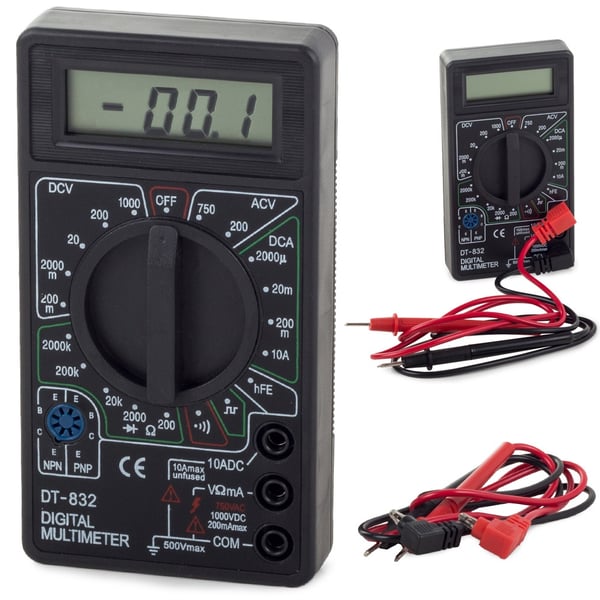 DT-832 Multimeter Digital - Måleinstrument