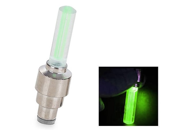 LED-lys til Sykkelhjul - Sykkellampe - Green