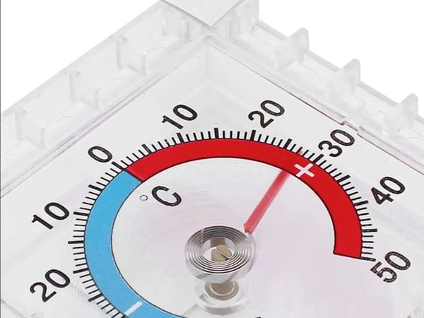 Selvklæbende termometer