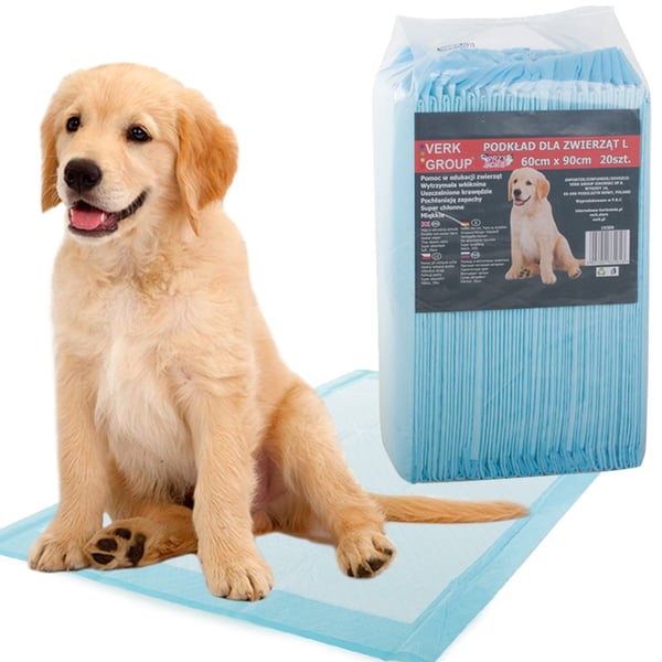 20 stk Hygieneunderlag / Tissematte for Hund / Valpematte - 60x90cm
