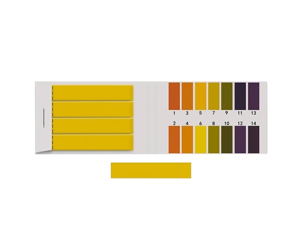 Lakmuspapirstrimler pH-måling 1-14 80 stk