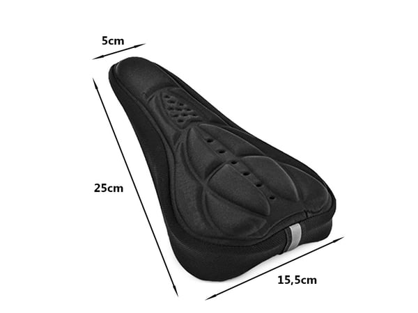 Sadelbetræk til cykelsadel - Gel - 25cm