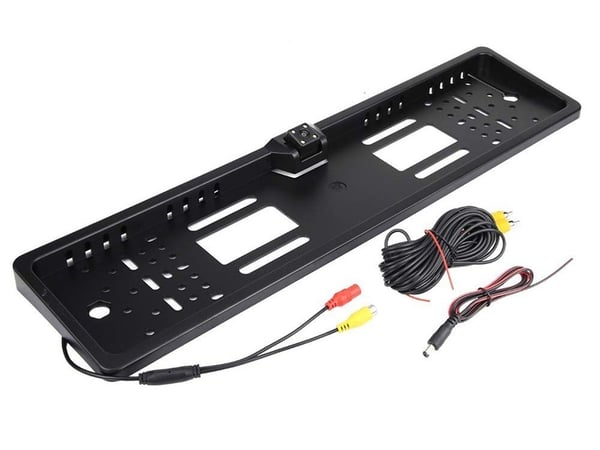 Skiltramme med kamera og LED – 170° vidvinkel