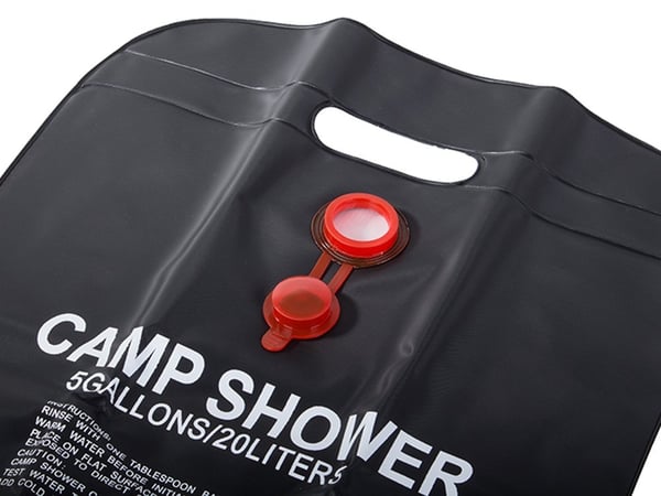 Solar campingfält dusch 20l