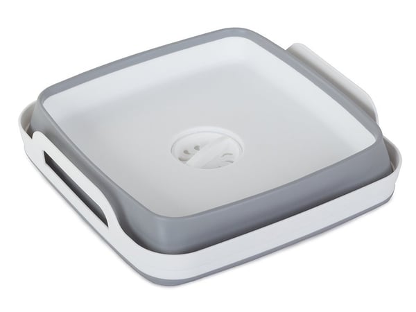 Silikone foldeskål med stoppe håndtag 8l