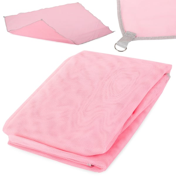 Sandfri Strandmatte / Strandteppe - 2 meter - Rosa