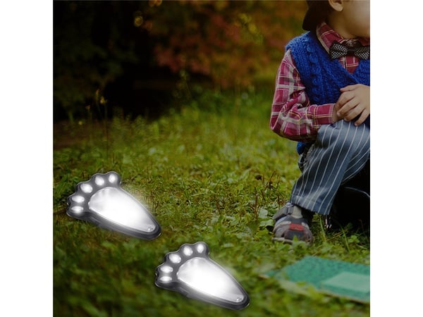 Trädgårdslampa Fotavtryck - Solcell