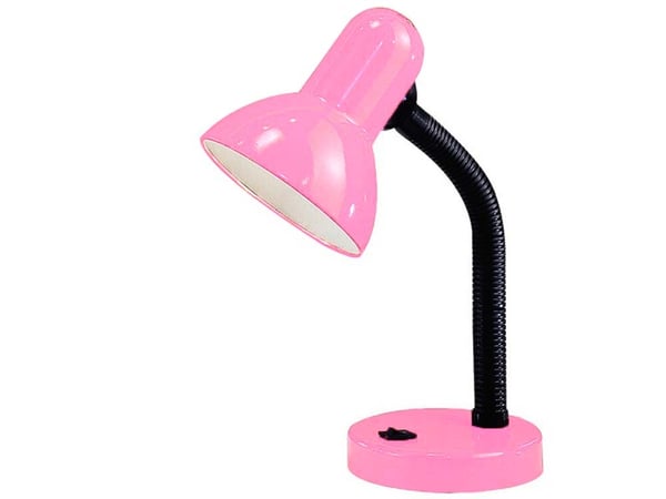 Skrivbordslampa Böjbar - LED Bordslampa - Pink